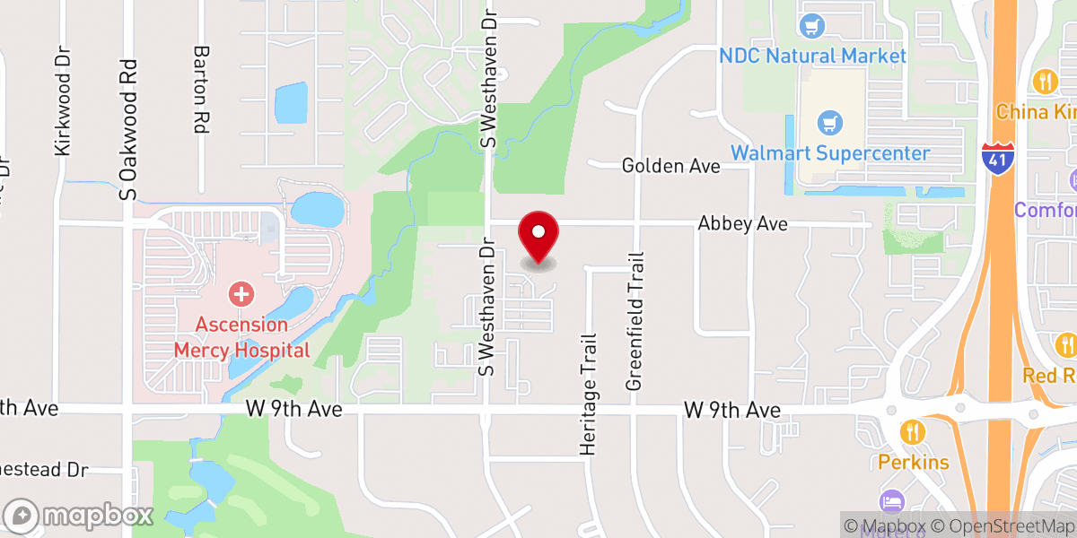 Map showing location of St. Raphael the Archangel Catholic Church