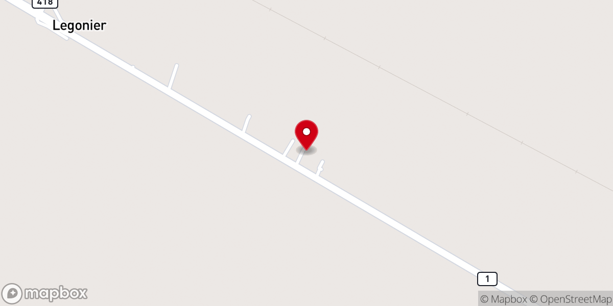 Map showing location of Tree of Life Church