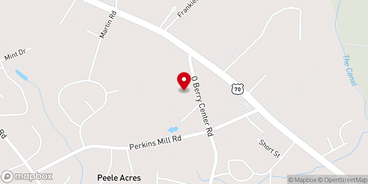 Map showing location of Rosewood Worship Center