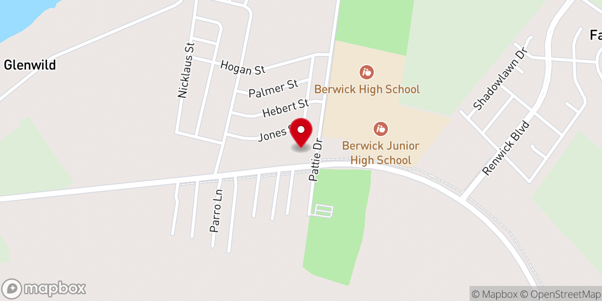 Map showing location of Lighthouse Community Church