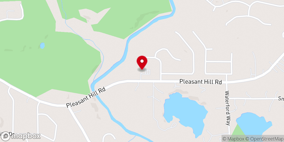 Map showing location of New Beginning Christian Center