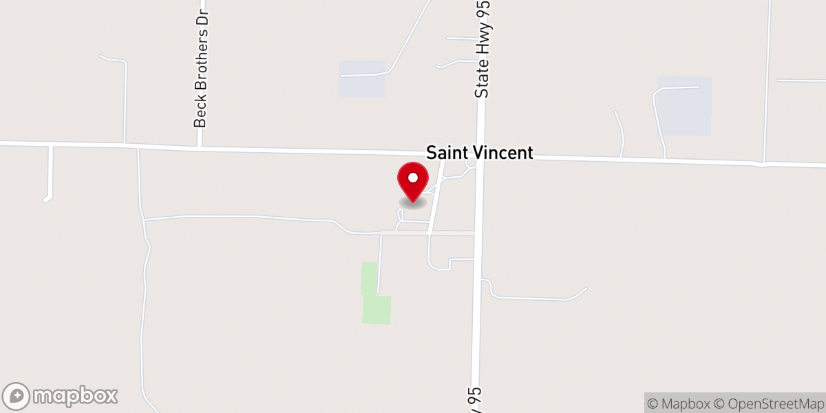 Map showing location of Saint Mary Catholic Church