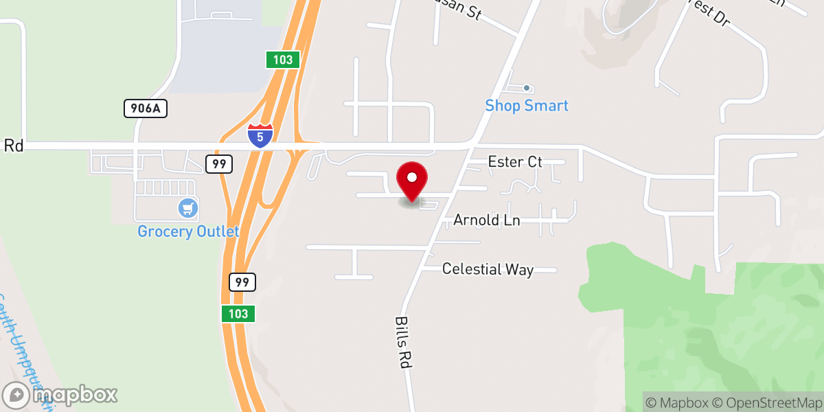 Map showing location of Tri City Church of Christ