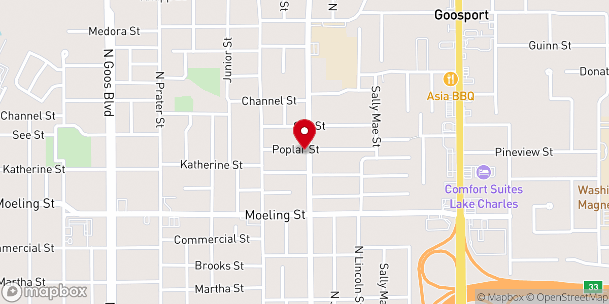 Map showing location of Merrick Chapel CME Church