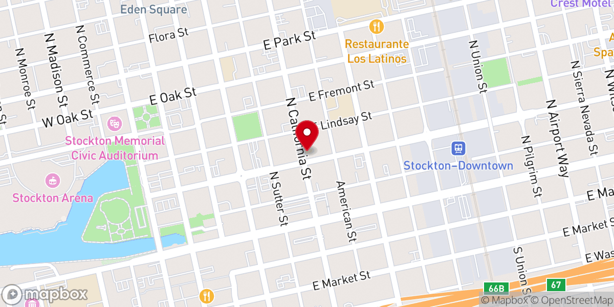 Map showing location of Iglesia De Jesucristo Palabra Mielstockton