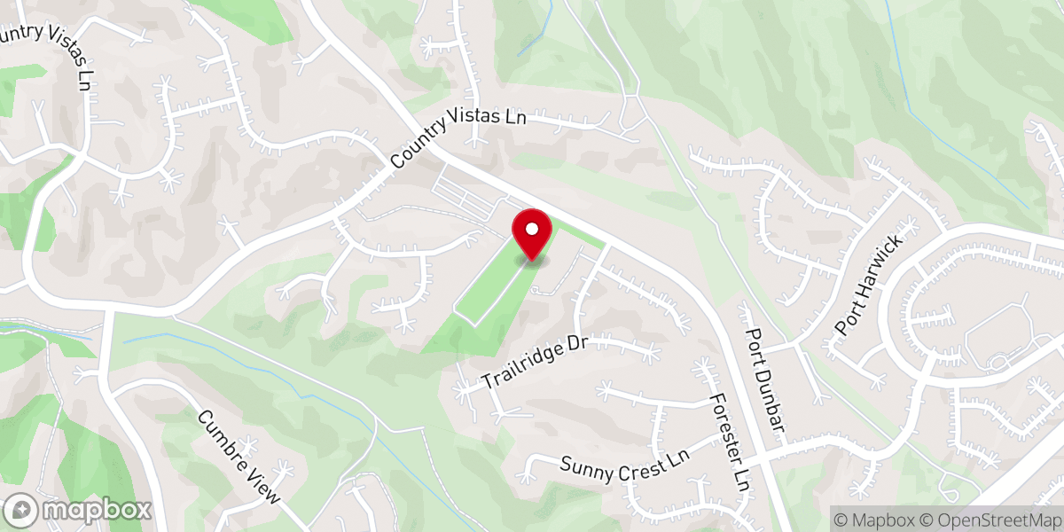 Map showing location of Bonita Long Canyon Park