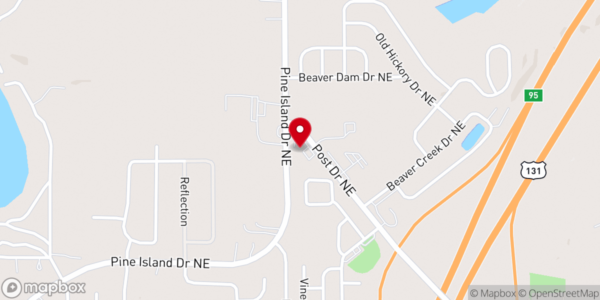 Map showing location of Holy Spirit Episcopal Church