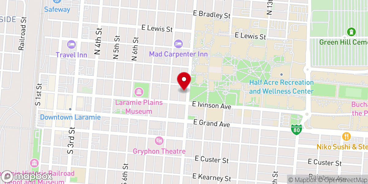 Map showing location of Canterbury House