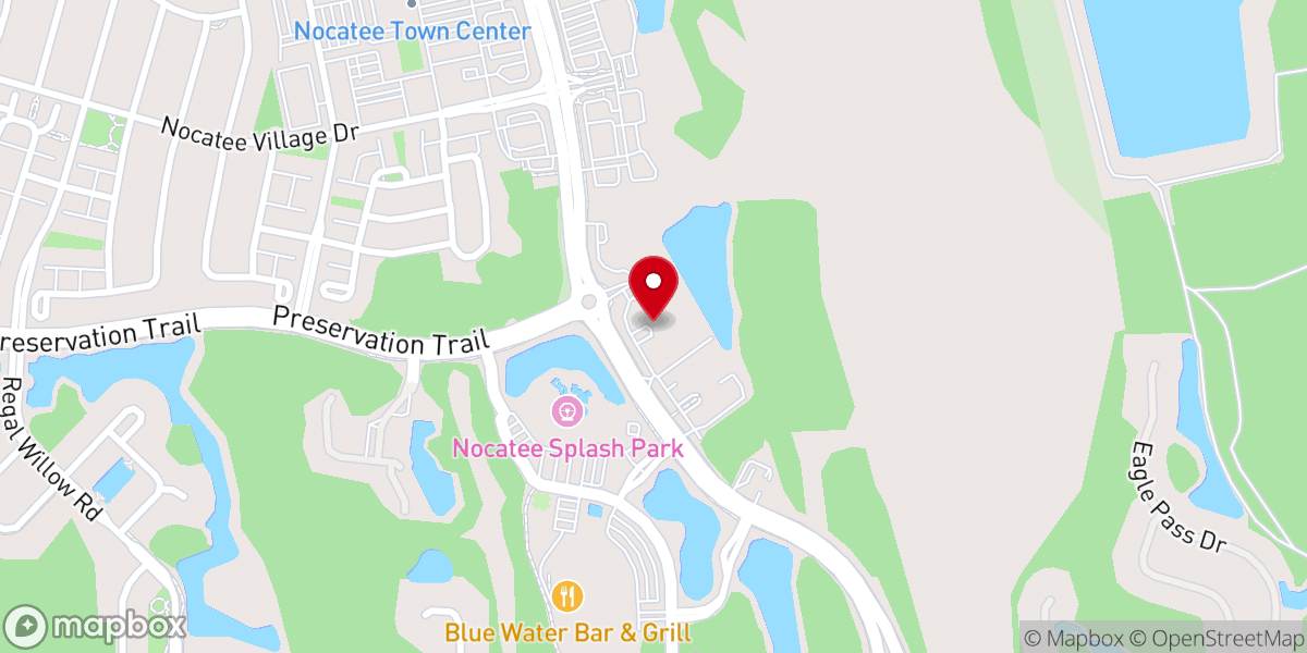 Map showing location of Starling at Nocatee Independent Living