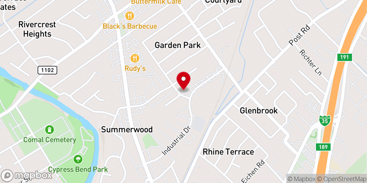 Map showing location of Faith Alive