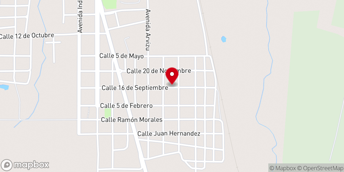 Map showing location of Manatial en el Desierto