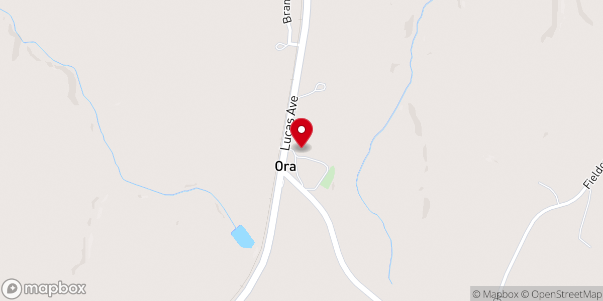 Map showing location of Ora ARP Church