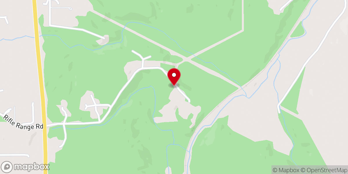 Map showing location of The Wedding Barn at Black Jack Vineyard