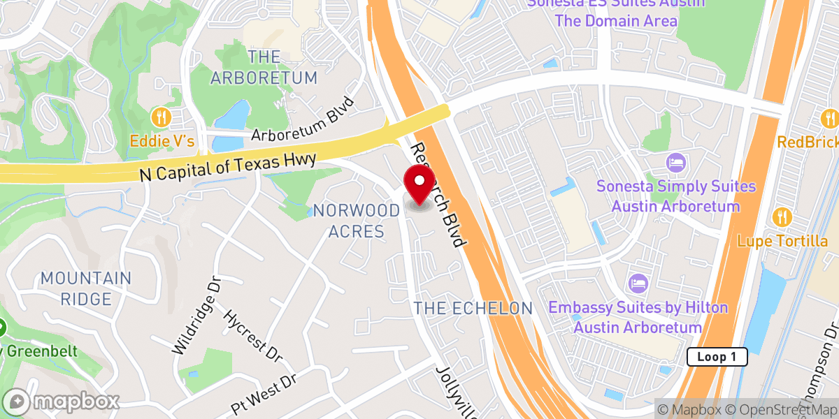 Map showing location of Grace Covenant Church