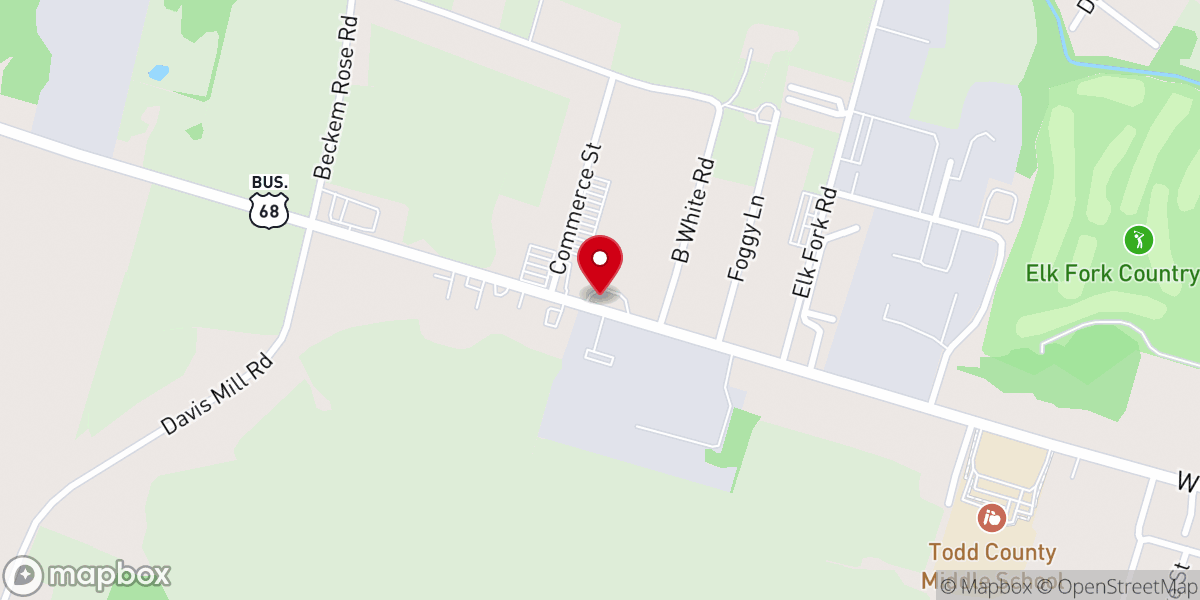 Map showing location of Potter's House Worship Center