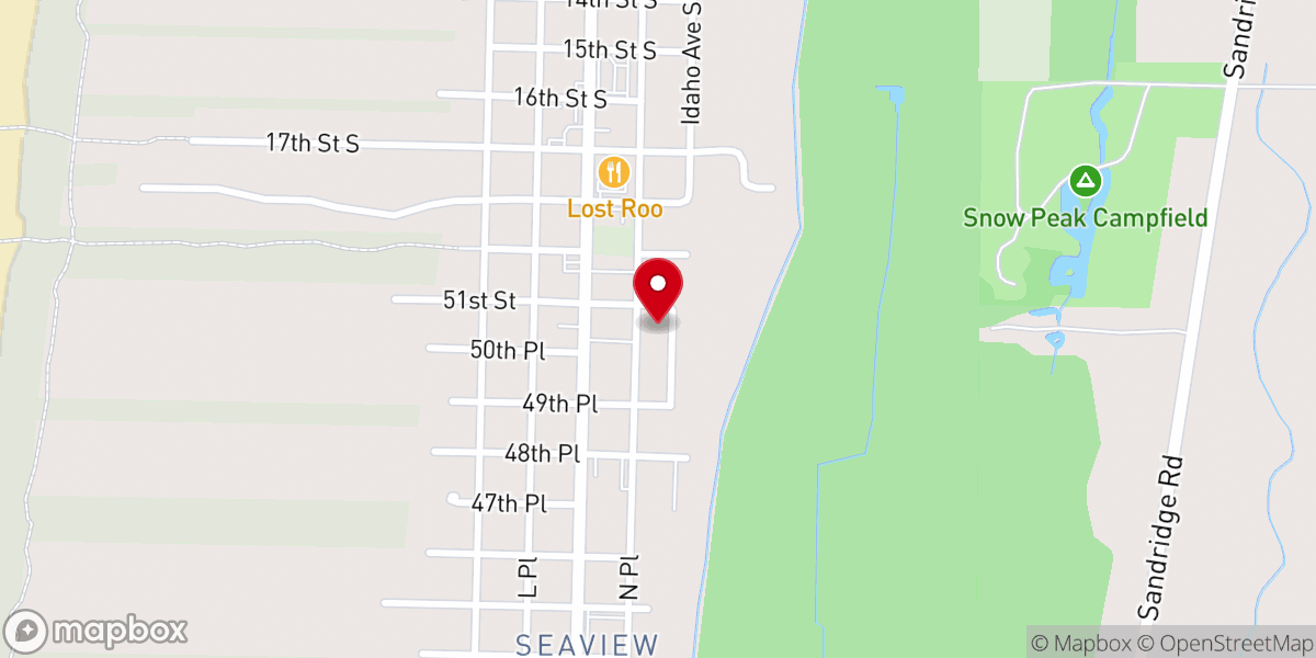 Map showing location of St John Lutheran Church