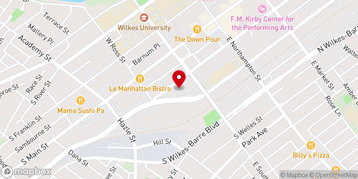 Map showing location of St. Nicholas - St. Mary's School