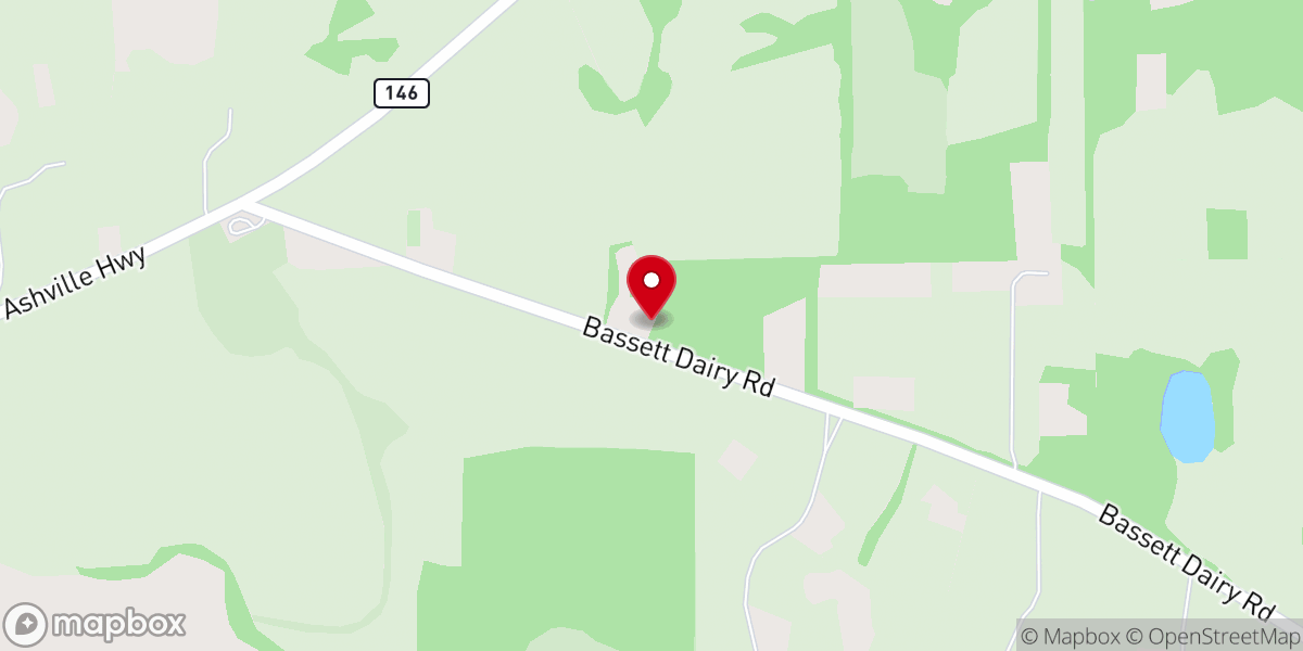 Map showing location of Hickory Hill Missionary Baptist Church