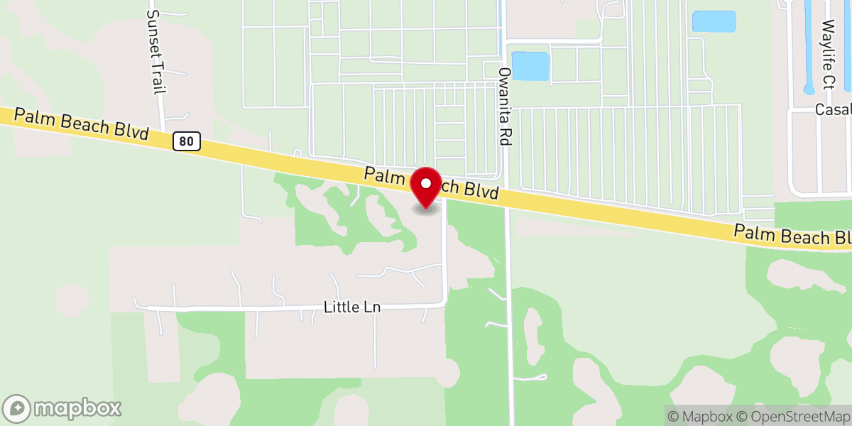 Map showing location of Calvary Nations Church
