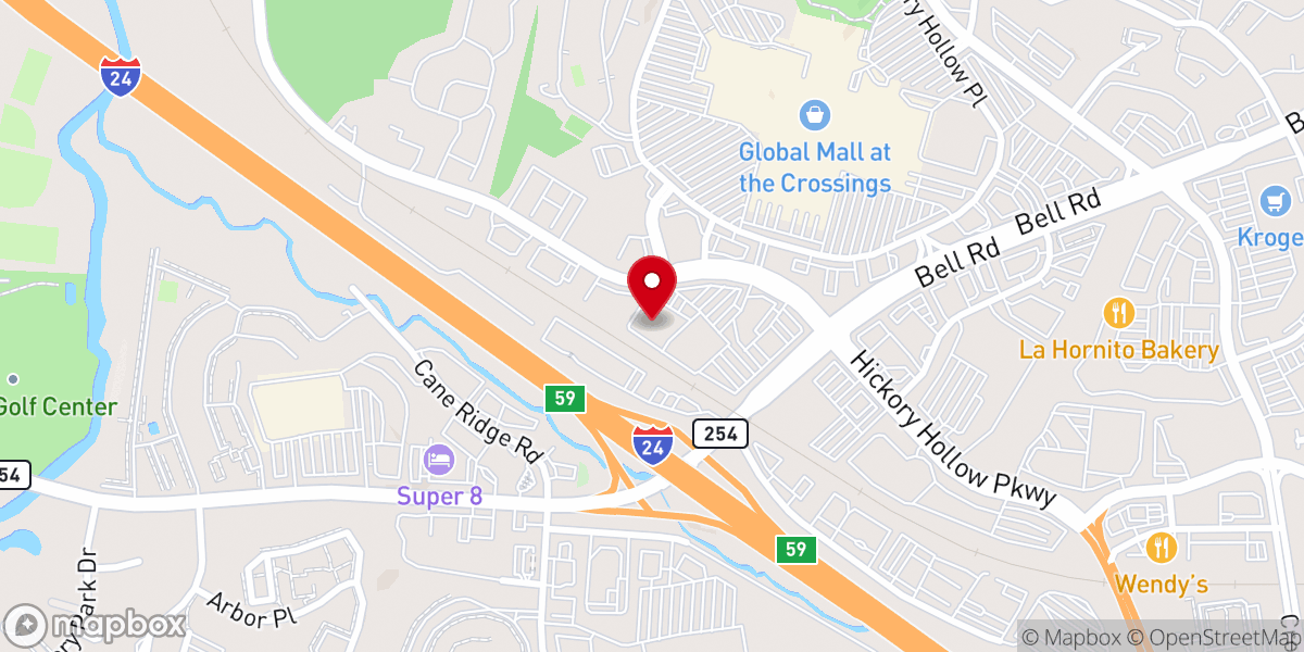 Map showing location of Royal City Chapel International