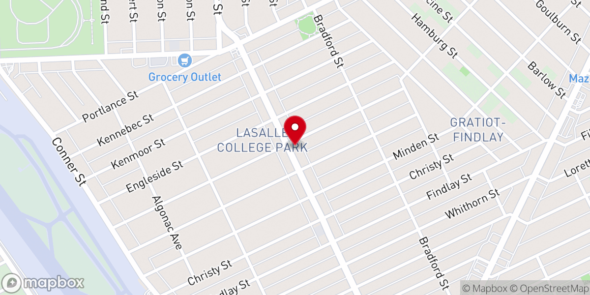 Map showing location of New Life Deliverance Center for Prosperous Living