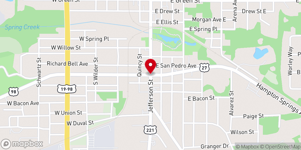Map showing location of Pentecostals of Perry