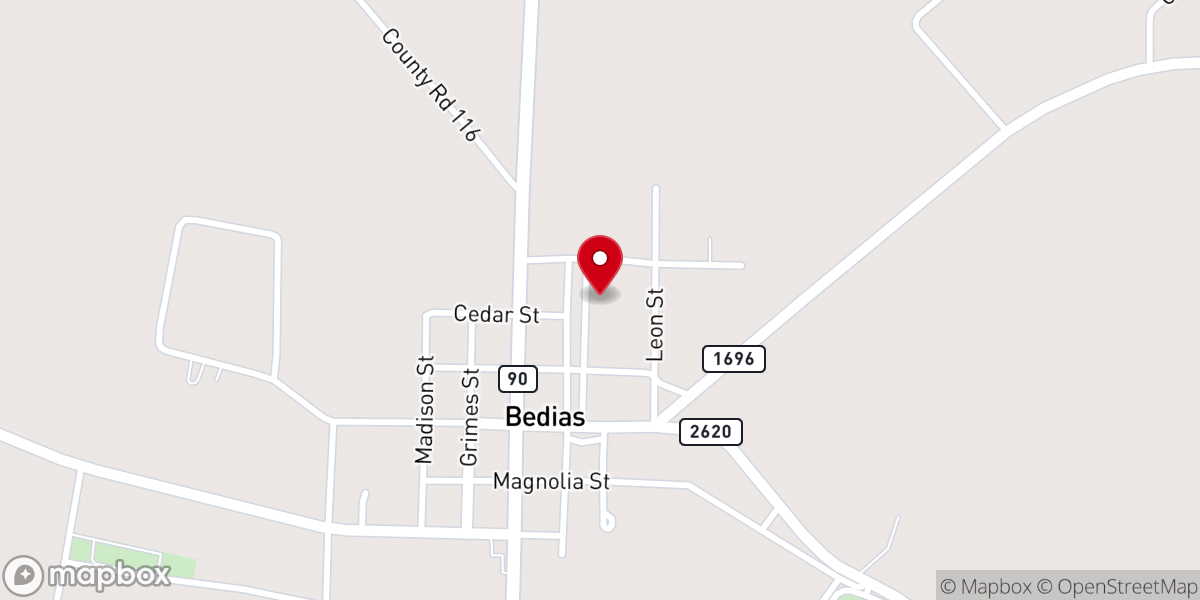 Map showing location of Longstar Missionary Baptist Church
