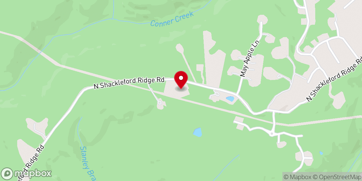 Map showing location of Signal Mountain Bible Church