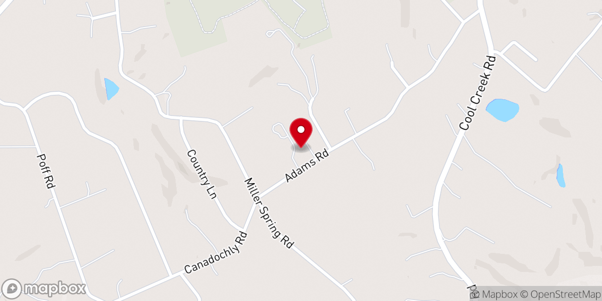 Map showing location of East Side Bible Church