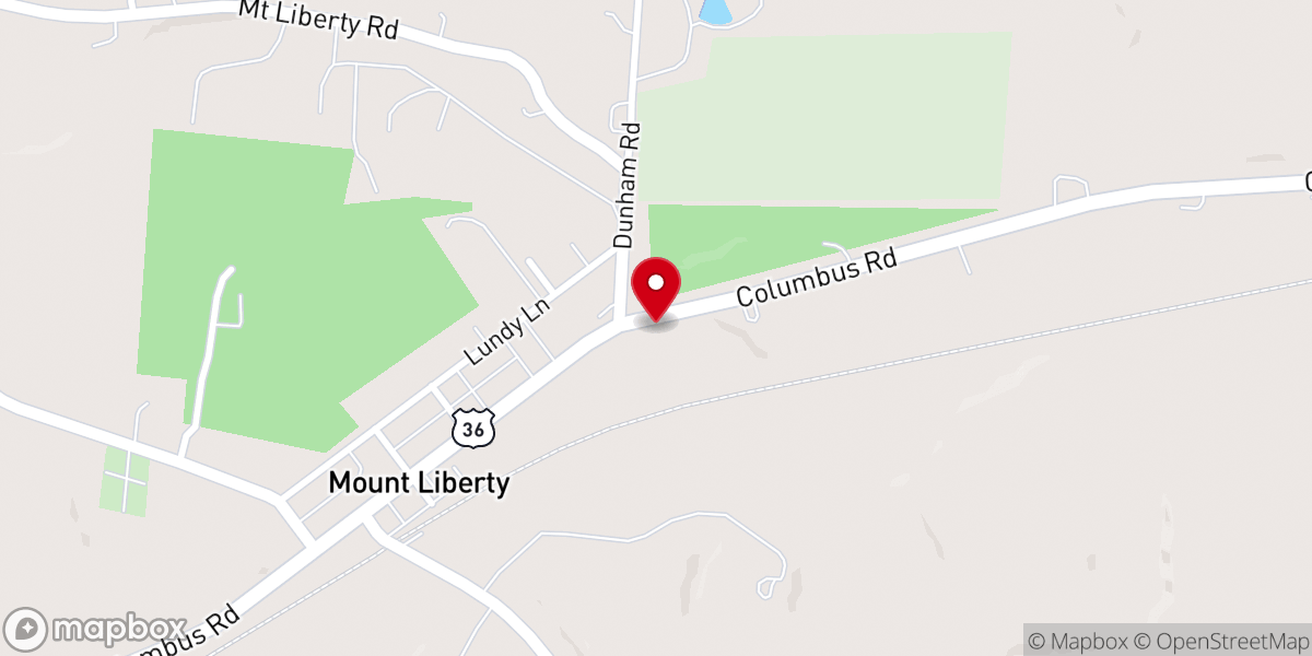 Map showing location of Willow Grove Advent Christian Church