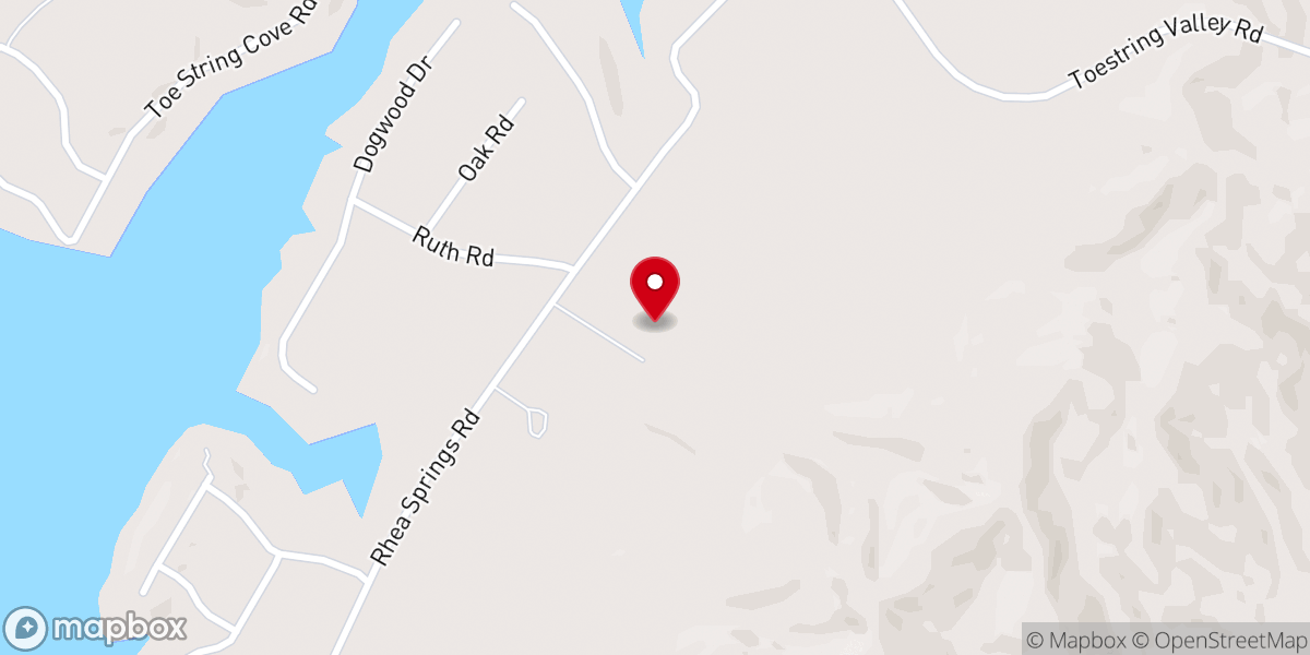 Map showing location of New Hope Independent Baptist Church