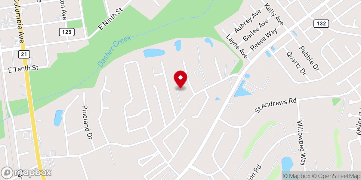 Map showing location of Church of the Harvest Ministries Incorporated