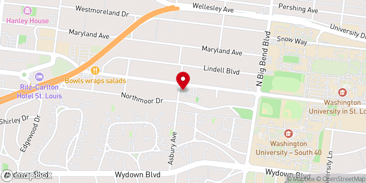 Map showing location of Our Lady of Lourdes Catholic Church