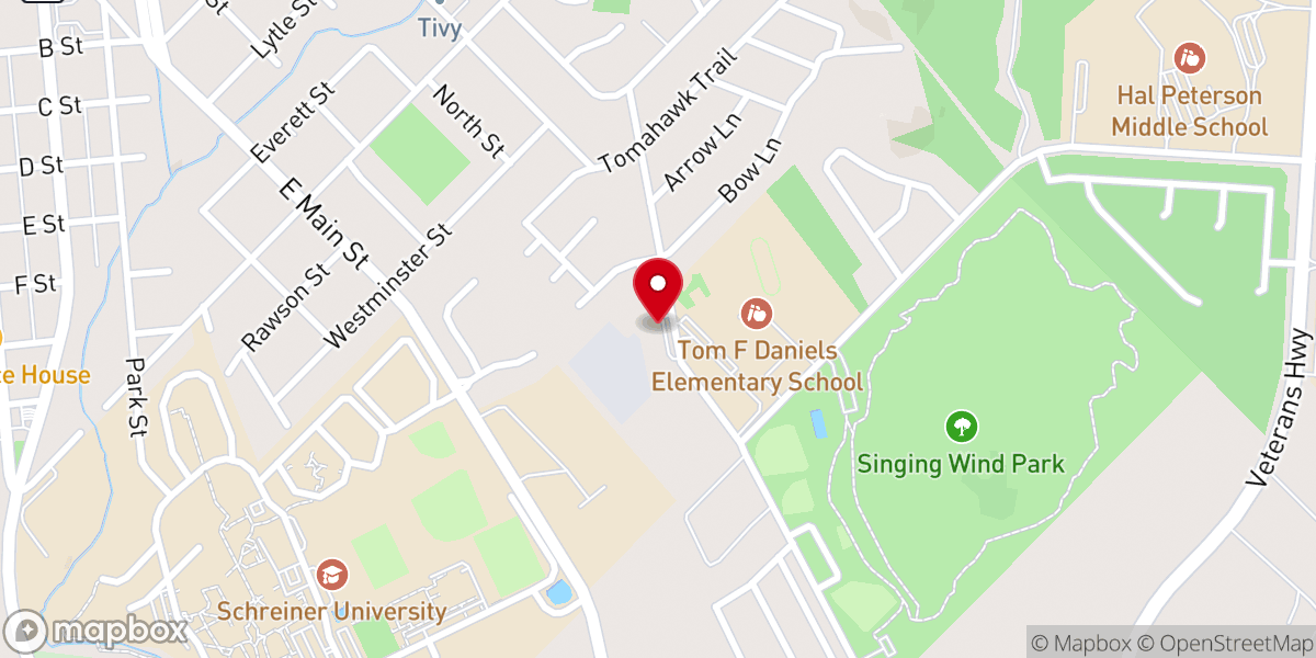 Map showing location of St Michael & All Angels Traditional AnglicanChurch