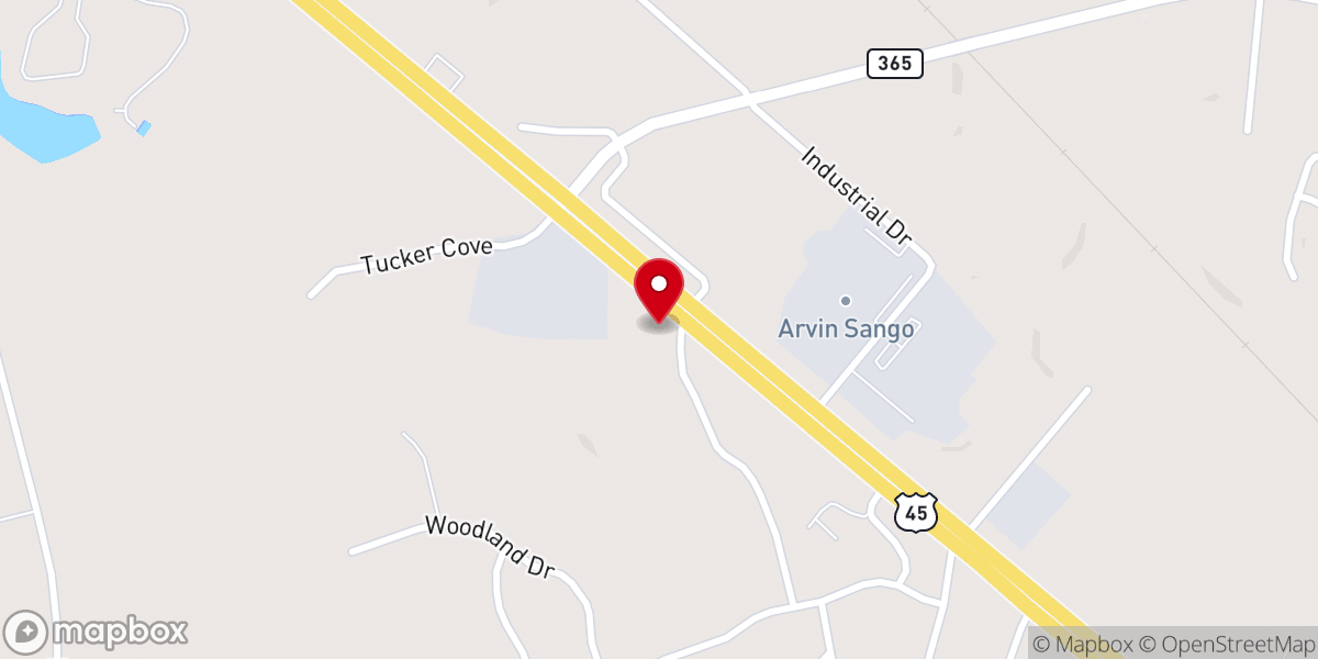 Map showing location of Henderson Assembly of God