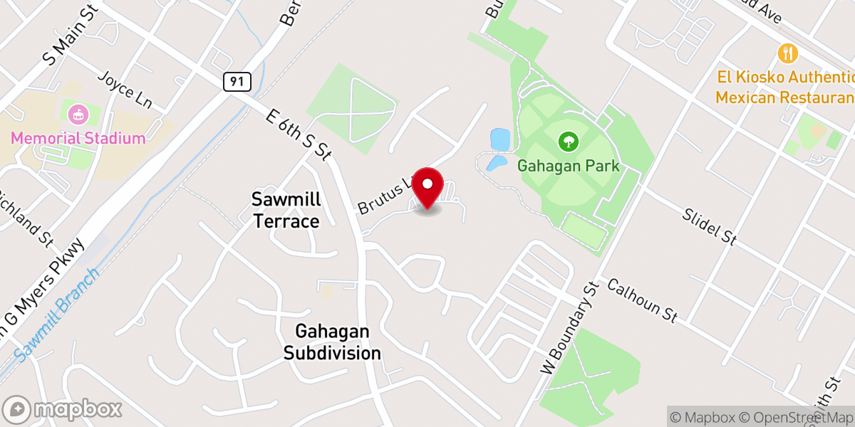 Map showing location of Crossroads Community Church - Summerville