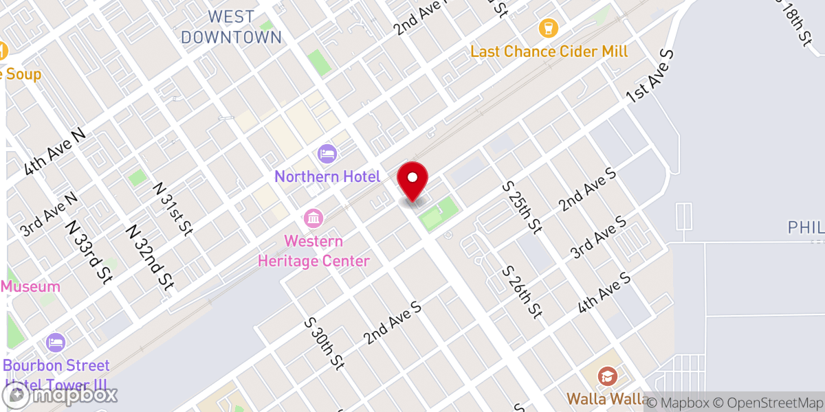 Map showing location of Passion Church