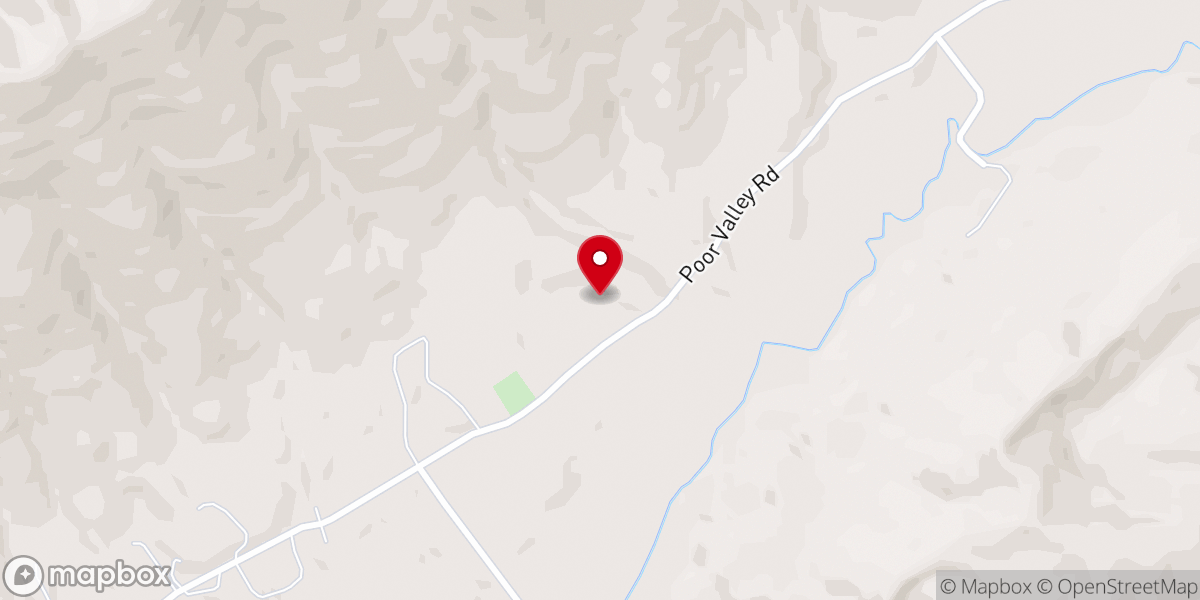 Map showing location of Pilgrims Rest Church