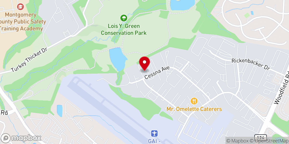 Map showing location of Mountain of Fire and Miracles Ministries-rockville