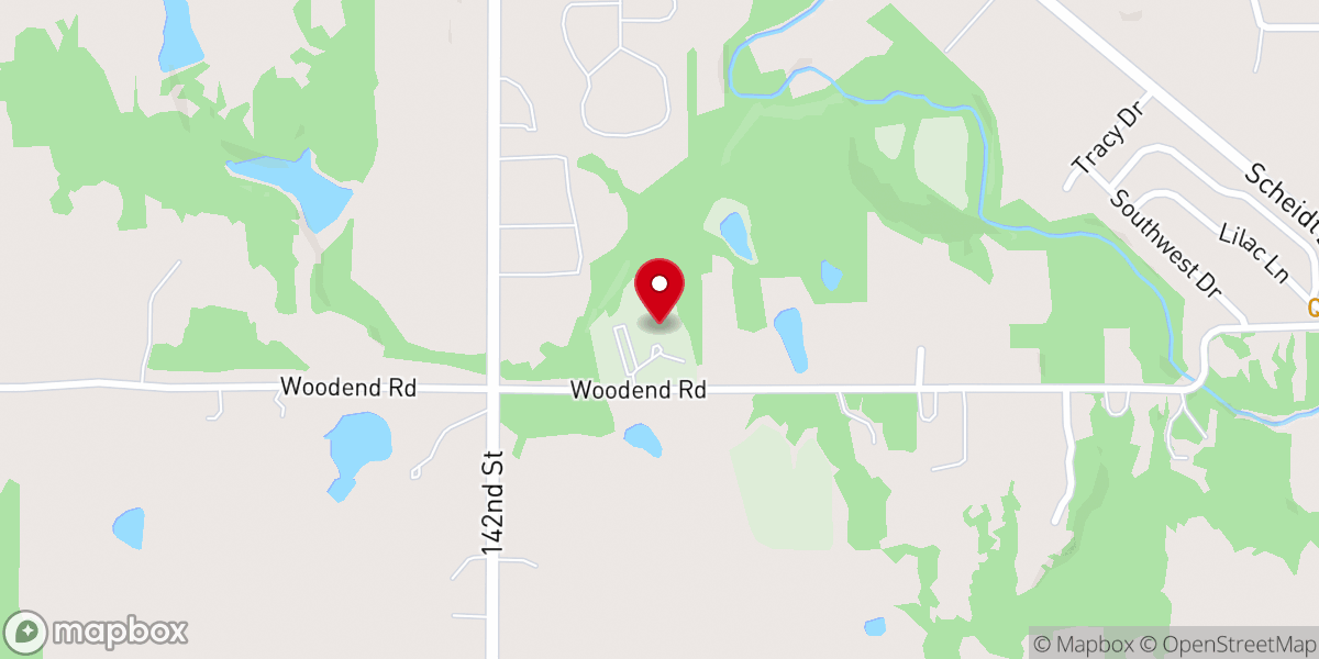Map showing location of The Farms at Woodend Springs