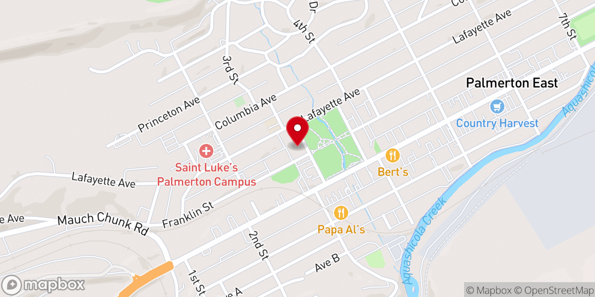 Map showing location of Lighthouse Living Hope Church