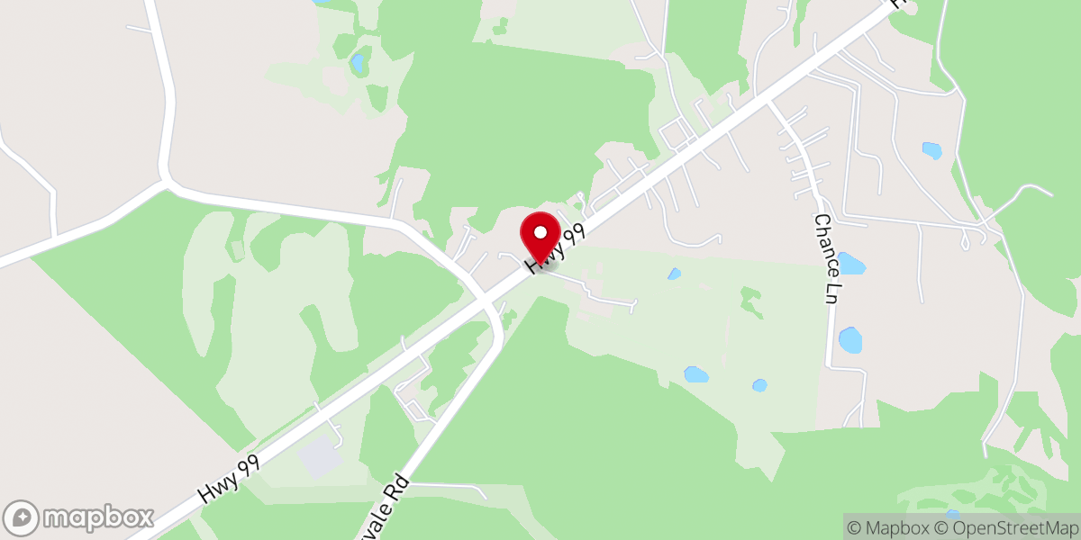 Map showing location of Triple A Farms