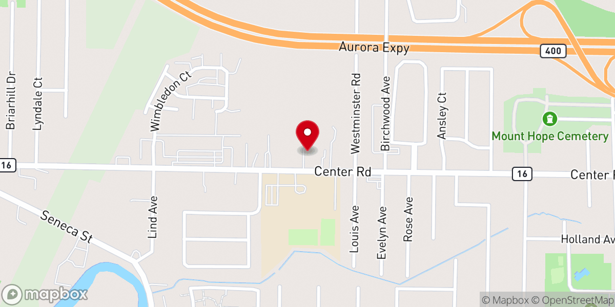 Map showing location of Springbook Bible Chapel