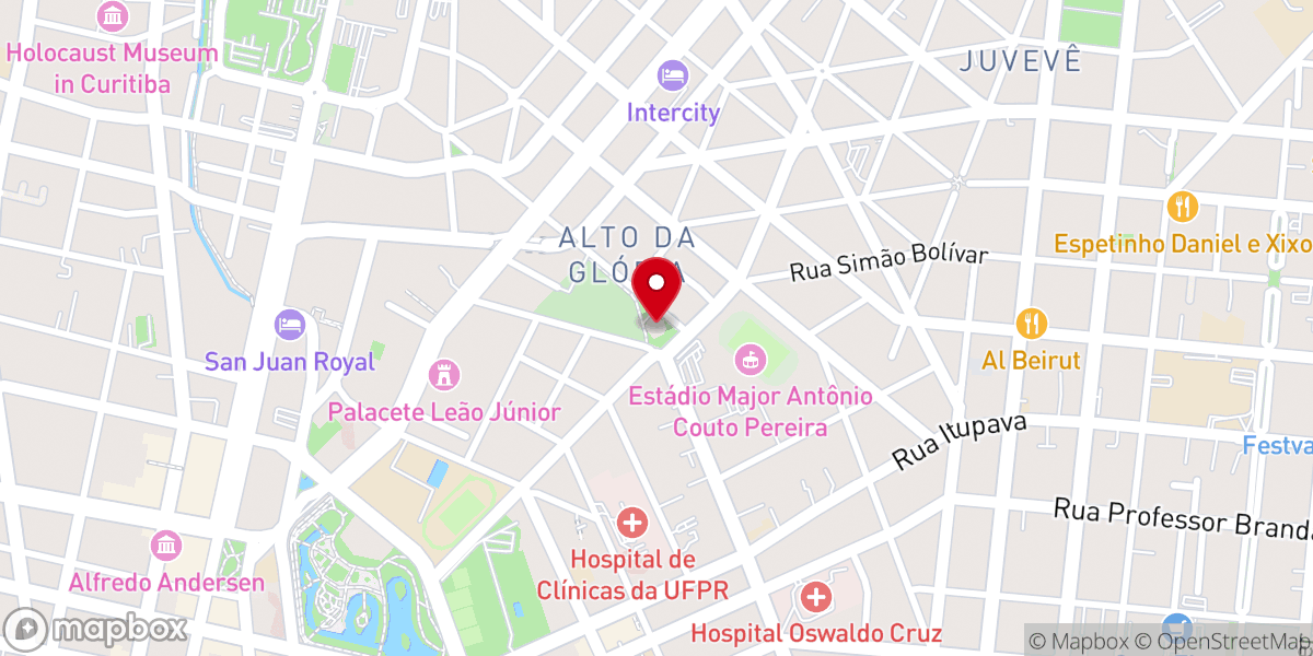 Map showing location of Santuário de Nossa Senhora do Perpétuo Socorro