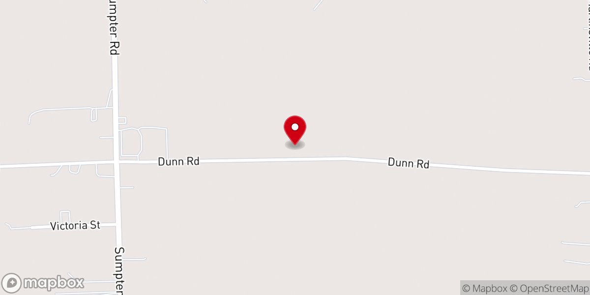 Map showing location of New Hope Tabernacle Church