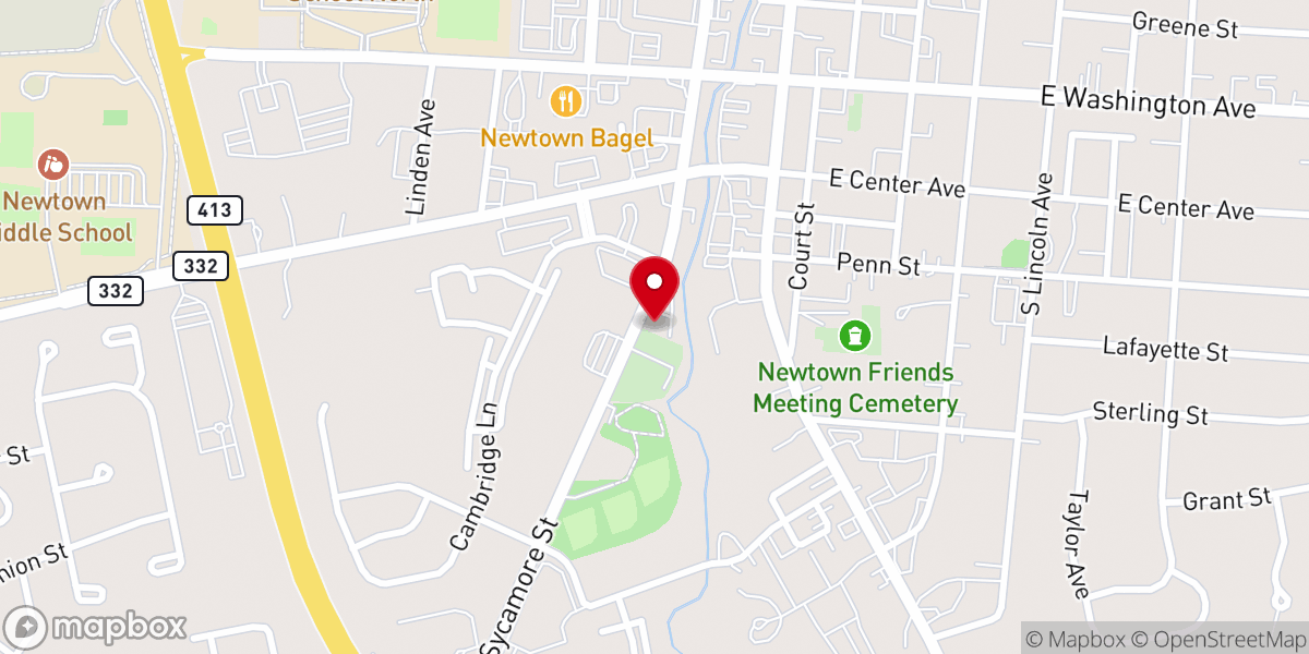 Map showing location of The Old Church of St. Andrew
