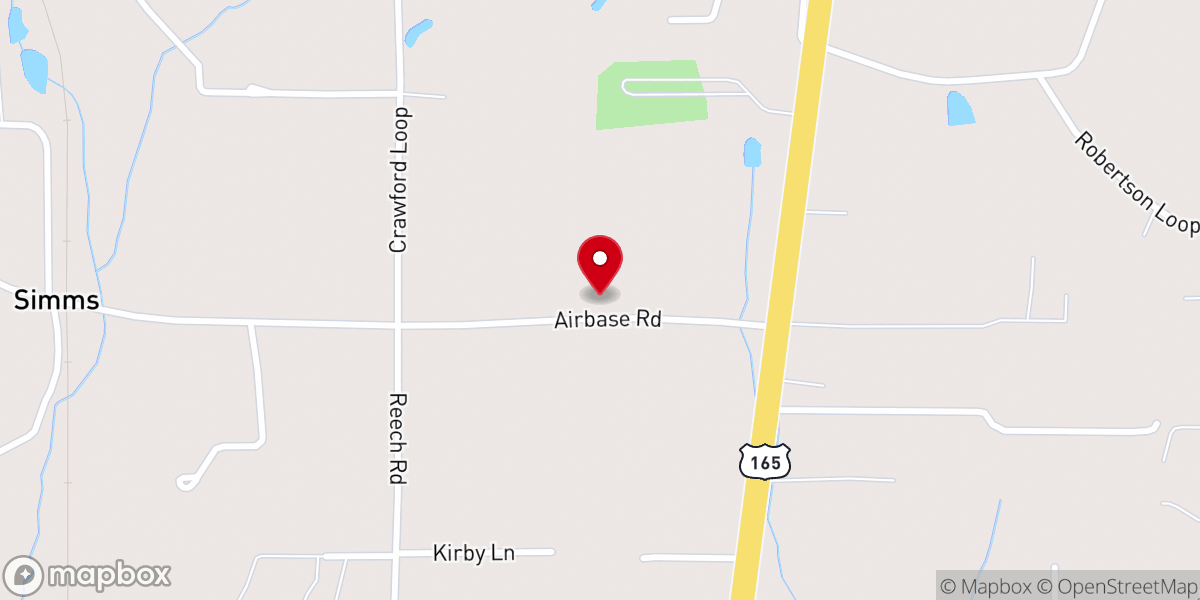 Map showing location of Pilgrim Church