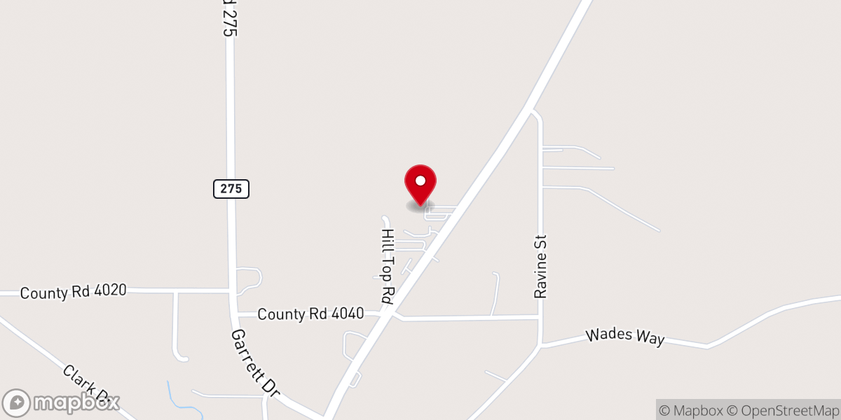 Map showing location of Believer's Baptist Church