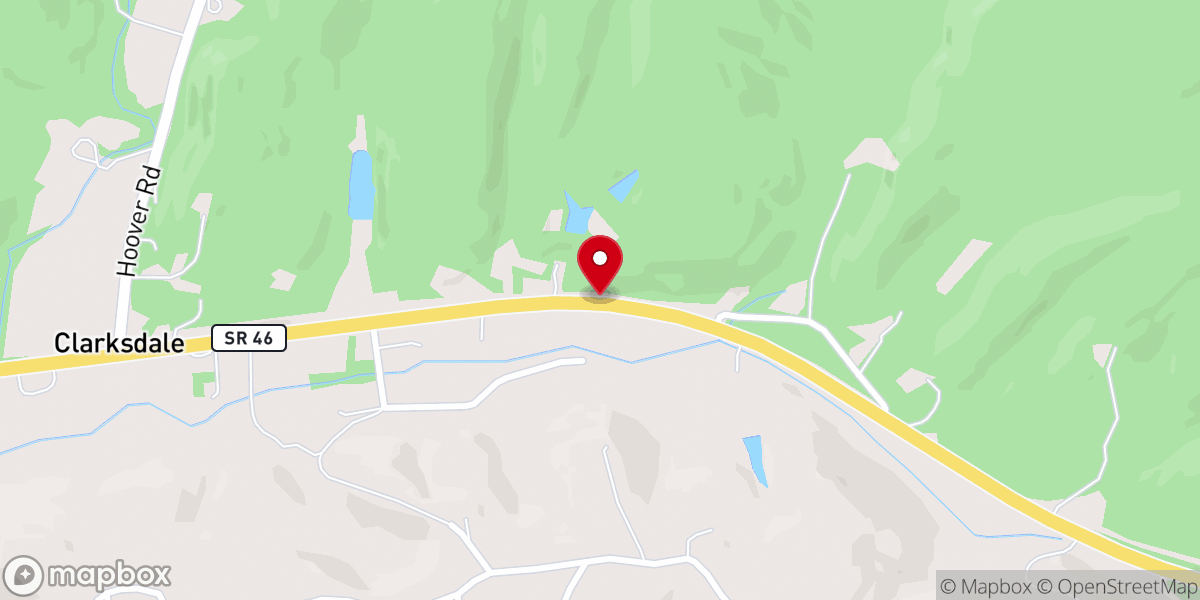 Map showing location of North Salem United Methodist Church - Food Distribution Center