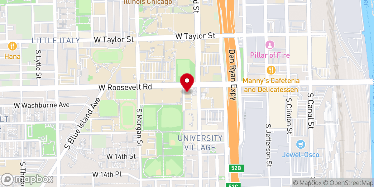 Map showing location of Saint Francis Roman Catholic Church